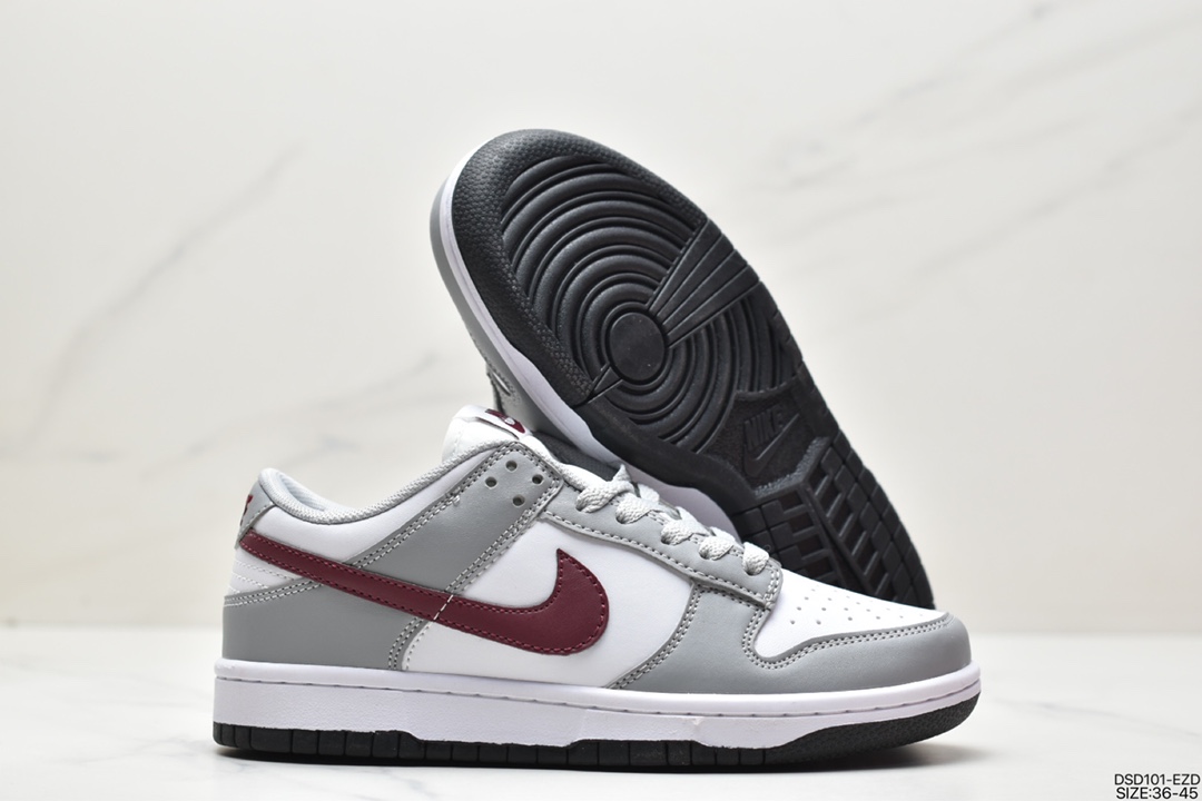 100 NIKE DUNK SB LOW 灰红配色 Dunk SB DD1503-122