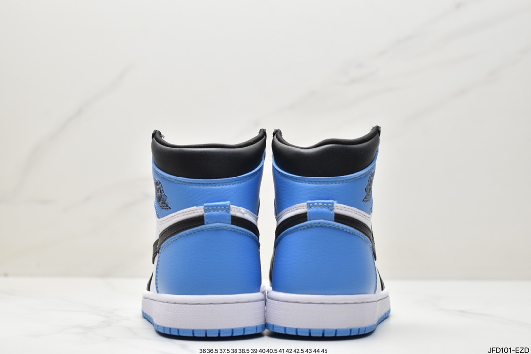 170 Air Jordan 1 High OG ”True Blue” AJ1 乔1黑蓝脚趾配色 高帮篮球鞋 DZ5485-400