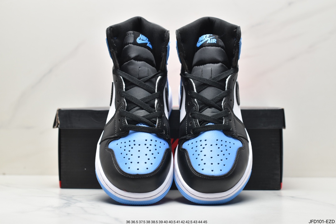 170 Air Jordan 1 High OG ”True Blue” AJ1 乔1黑蓝脚趾配色 高帮篮球鞋 DZ5485-400