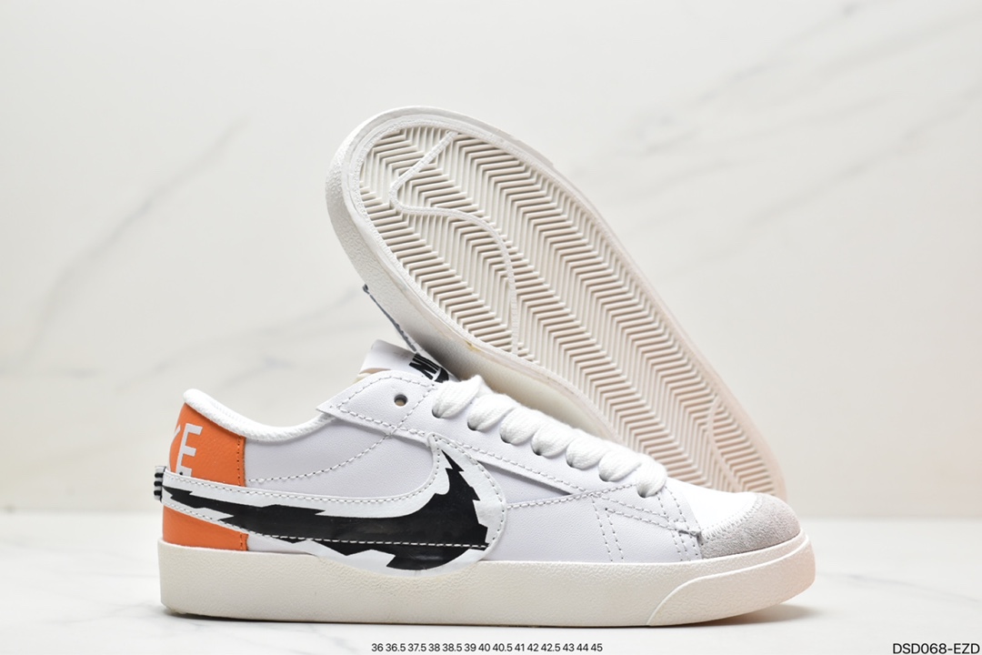 100 Nike Blazer Low'77 Jumbo 白黄  DV3506-100