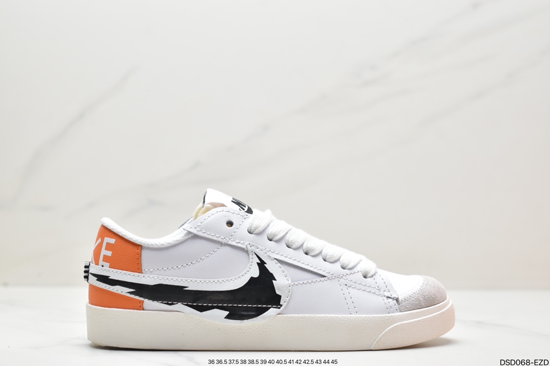 100 Nike Blazer Low'77 Jumbo 白黄  DV3506-100