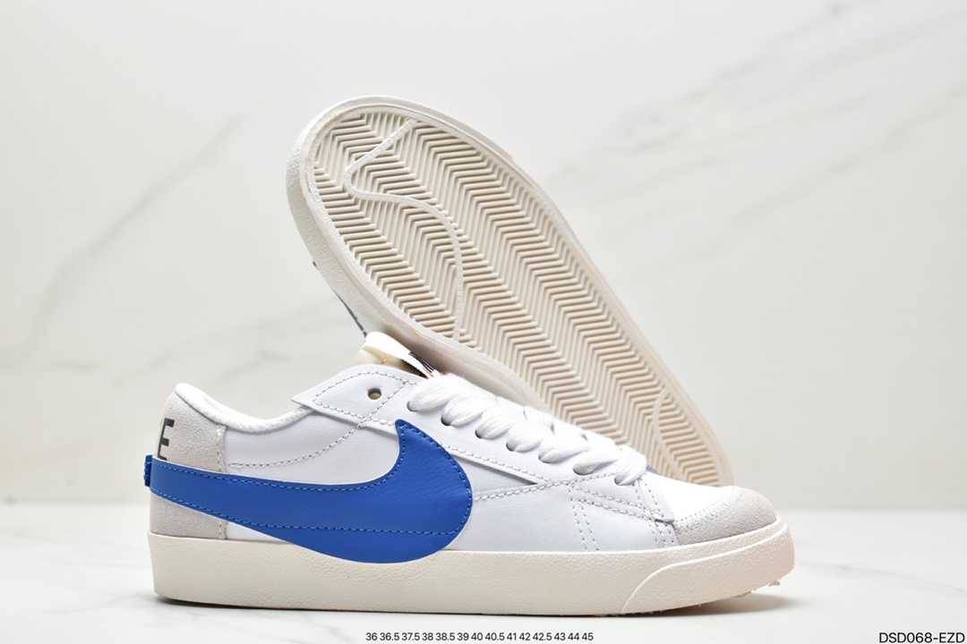 100 Nike Blazer Low'77 Jumbo 白黄  DV3506-100