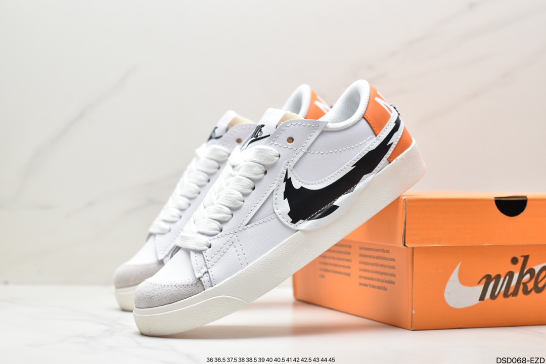 100 Nike Blazer Low'77 Jumbo 白黄  DV3506-100