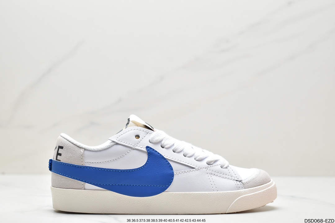 100 Nike Blazer Low'77 Jumbo 白黄  DV3506-100