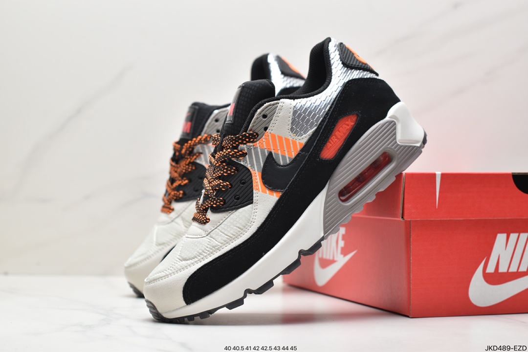 160 耐克Nike Air Max 90 经典复古小气垫缓震跑鞋 DC4116-001