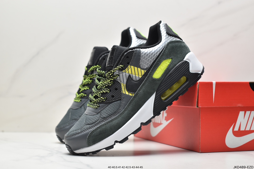 160 耐克Nike Air Max 90 经典复古小气垫缓震跑鞋 DC4116-001