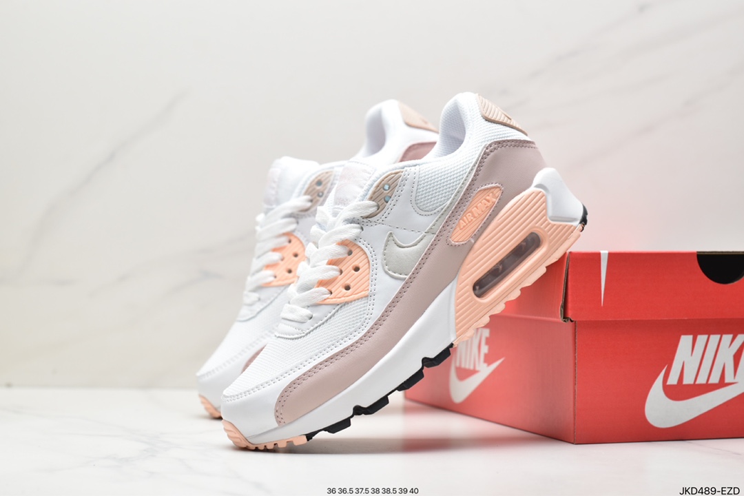 160 耐克Nike Air Max 90 经典复古小气垫缓震跑鞋 DC4116-001