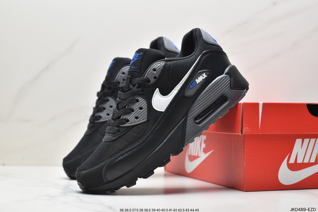 160 耐克Nike Air Max 90 经典复古小气垫缓震跑鞋 DC4116-001