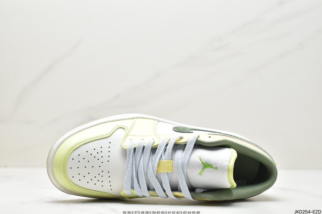 160 Air Jordan 1 Low 白绿脚趾 AJ1乔1低帮休闲板鞋FD9906-131