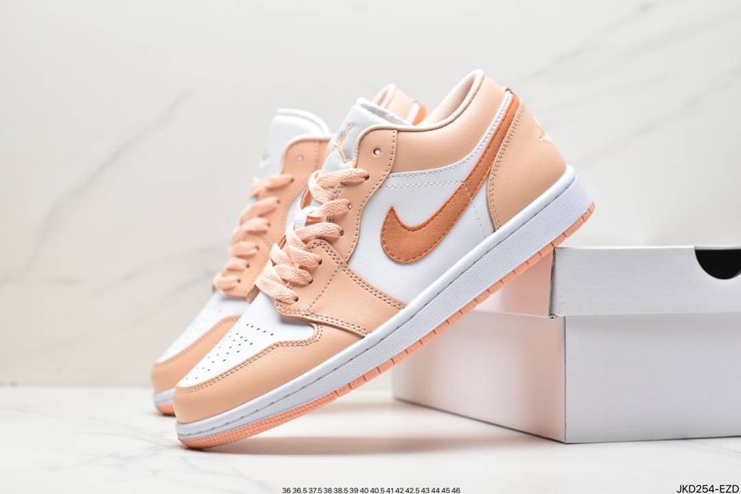 160 Air Jordan 1 Low 粉白 官方同步新色 DC0774-801