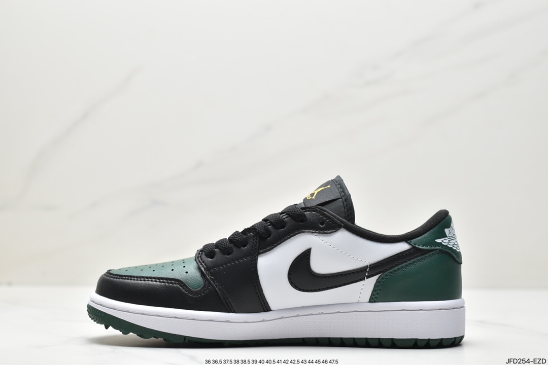 170 Air Jordan 1 Low Golf ”Noble Green” AJ1 乔1 黑绿脚趾 DD9315-107