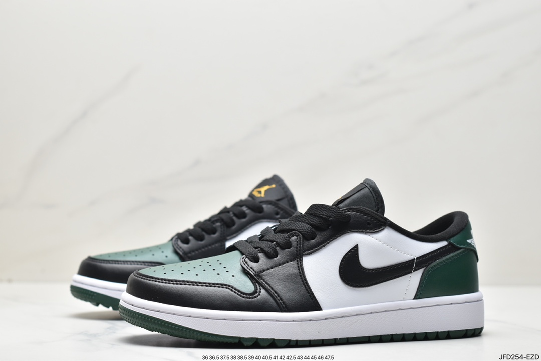 170 Air Jordan 1 Low Golf ”Noble Green” AJ1 乔1 黑绿脚趾 DD9315-107