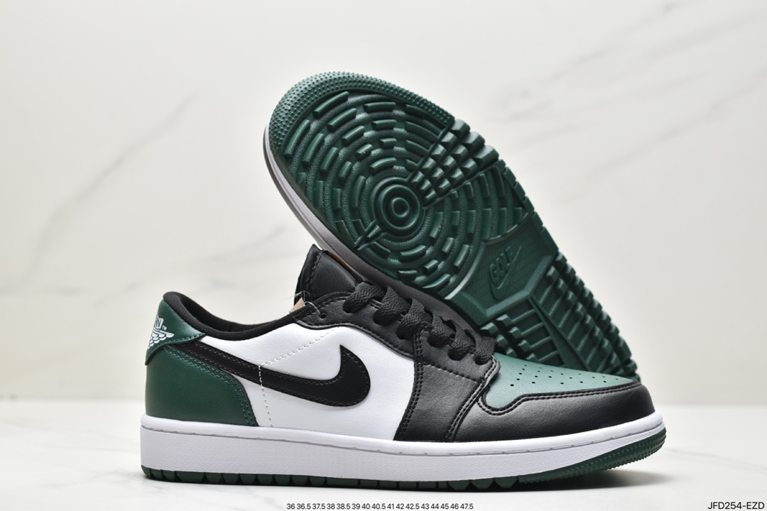 170 Air Jordan 1 Low Golf ”Noble Green” AJ1 乔1 黑绿脚趾 DD9315-107