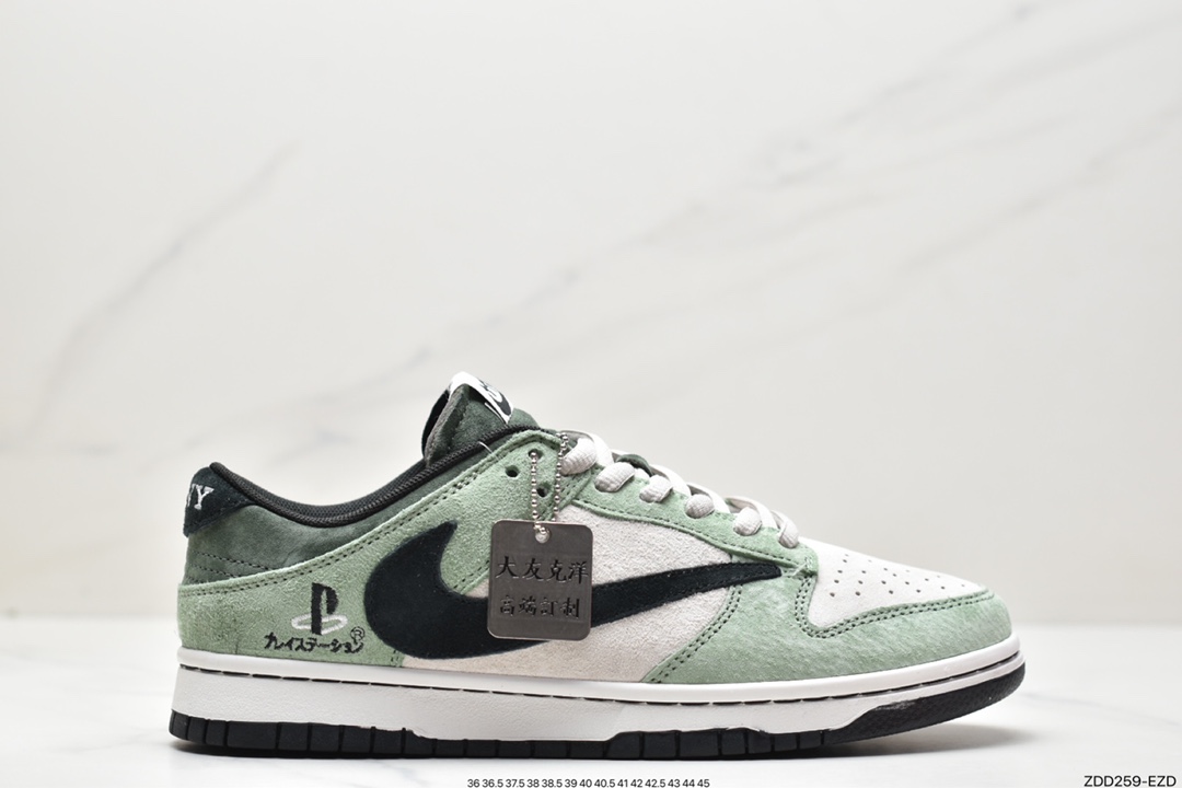 230 Sony PlayStation 5 x Travis Scott x SB Dunk Low PS5 米黄 CU1726-666