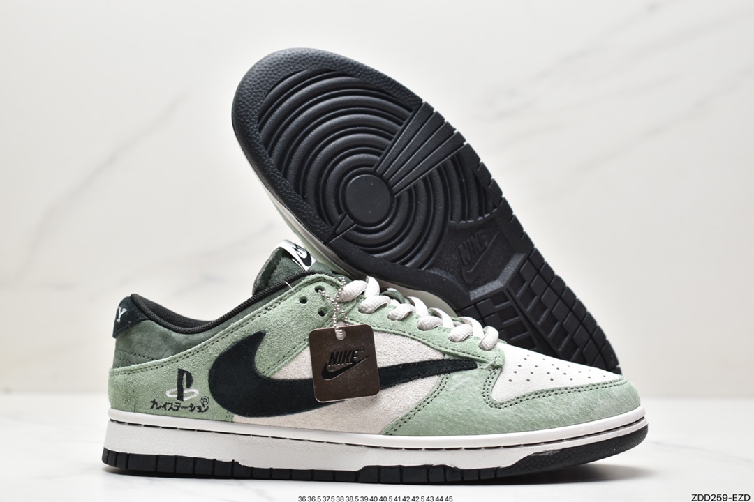 230 Sony PlayStation 5 x Travis Scott x SB Dunk Low PS5 米黄 CU1726-666