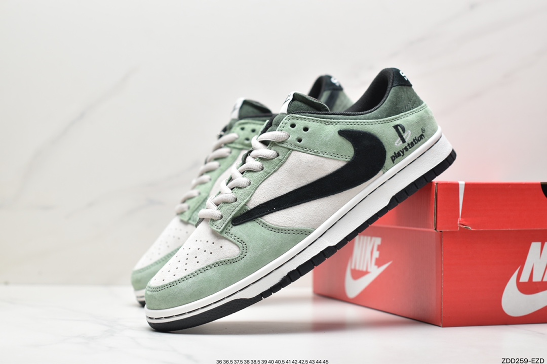 230 Sony PlayStation 5 x Travis Scott x SB Dunk Low PS5 米黄 CU1726-666