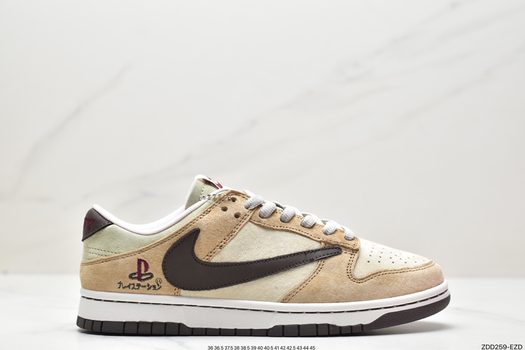230 Sony PlayStation 5 x Travis Scott x SB Dunk Low PS5 米黄 CU1726-666