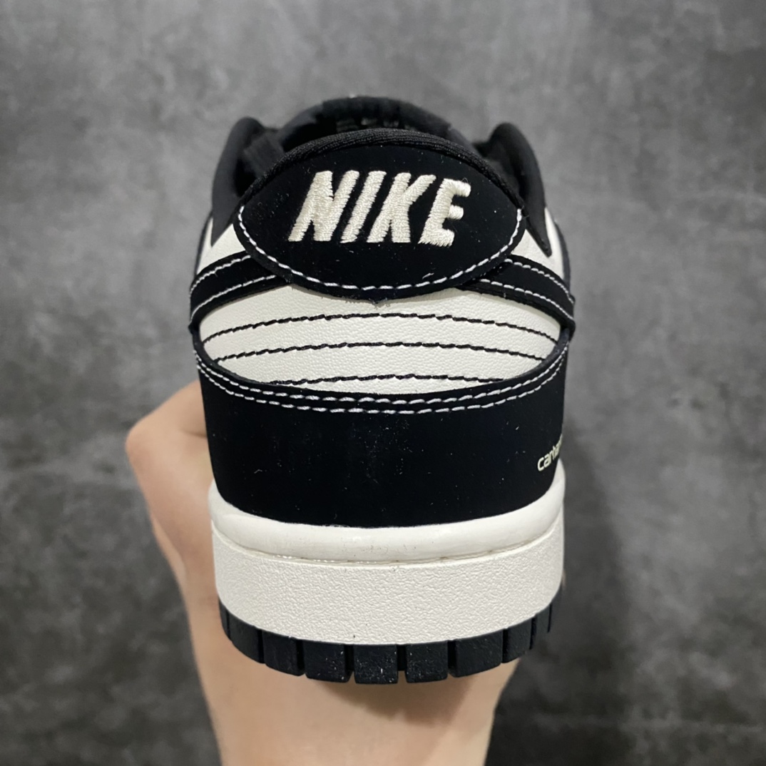 Nike Dunk Low Black Beige White Customized FC1688-300