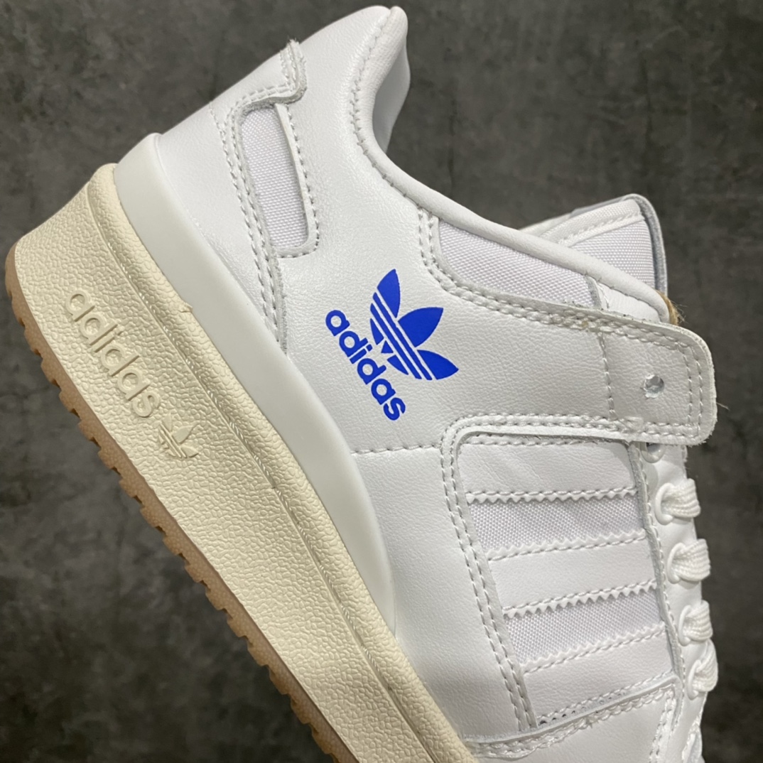 Pure original Adidas Forum 84 Low OG low-cut versatile trendy casual sports sneakers classic white and blue H04903