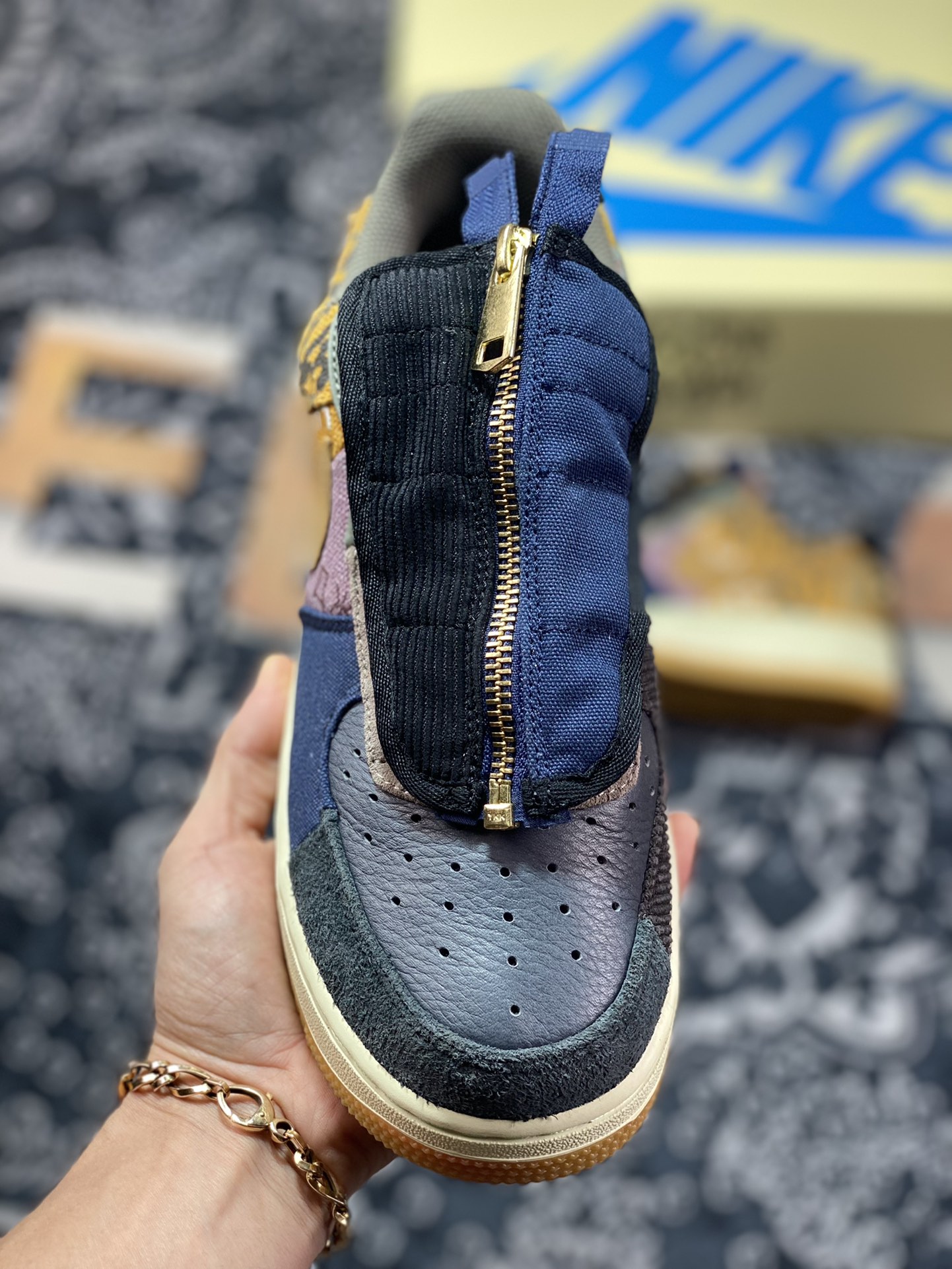 420 Travis Scott X Nike Air Force 1 Low Zipper”Cactus Jack”空军一号CN2405-900