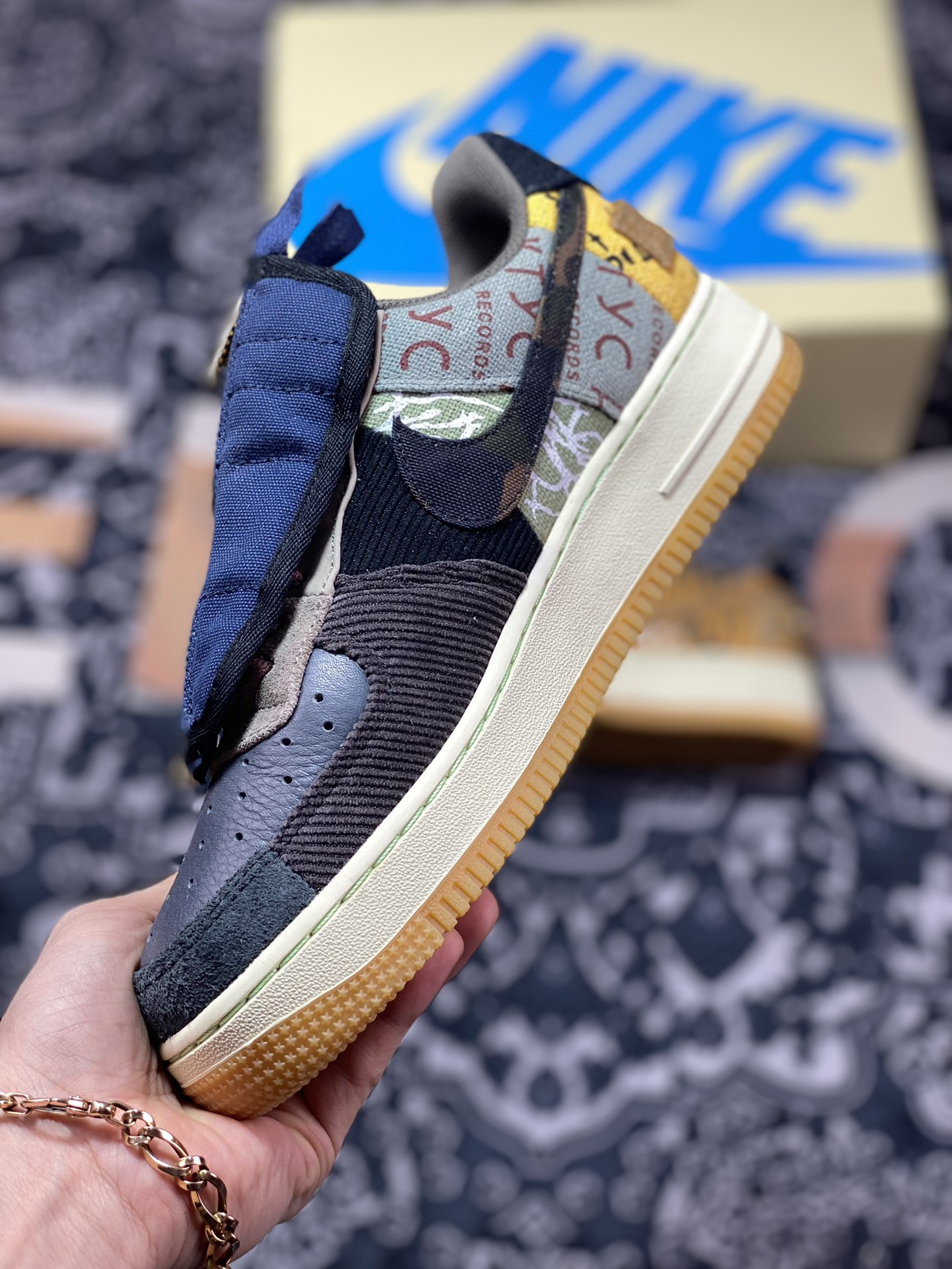 420 Travis Scott X Nike Air Force 1 Low Zipper”Cactus Jack”空军一号CN2405-900