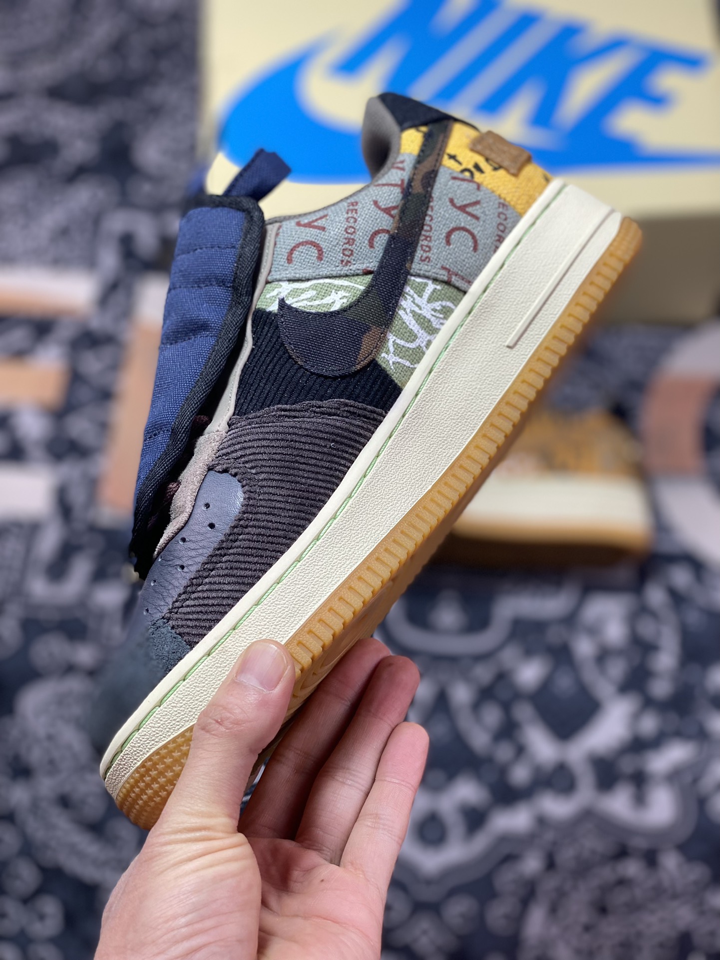 420 Travis Scott X Nike Air Force 1 Low Zipper”Cactus Jack”空军一号CN2405-900