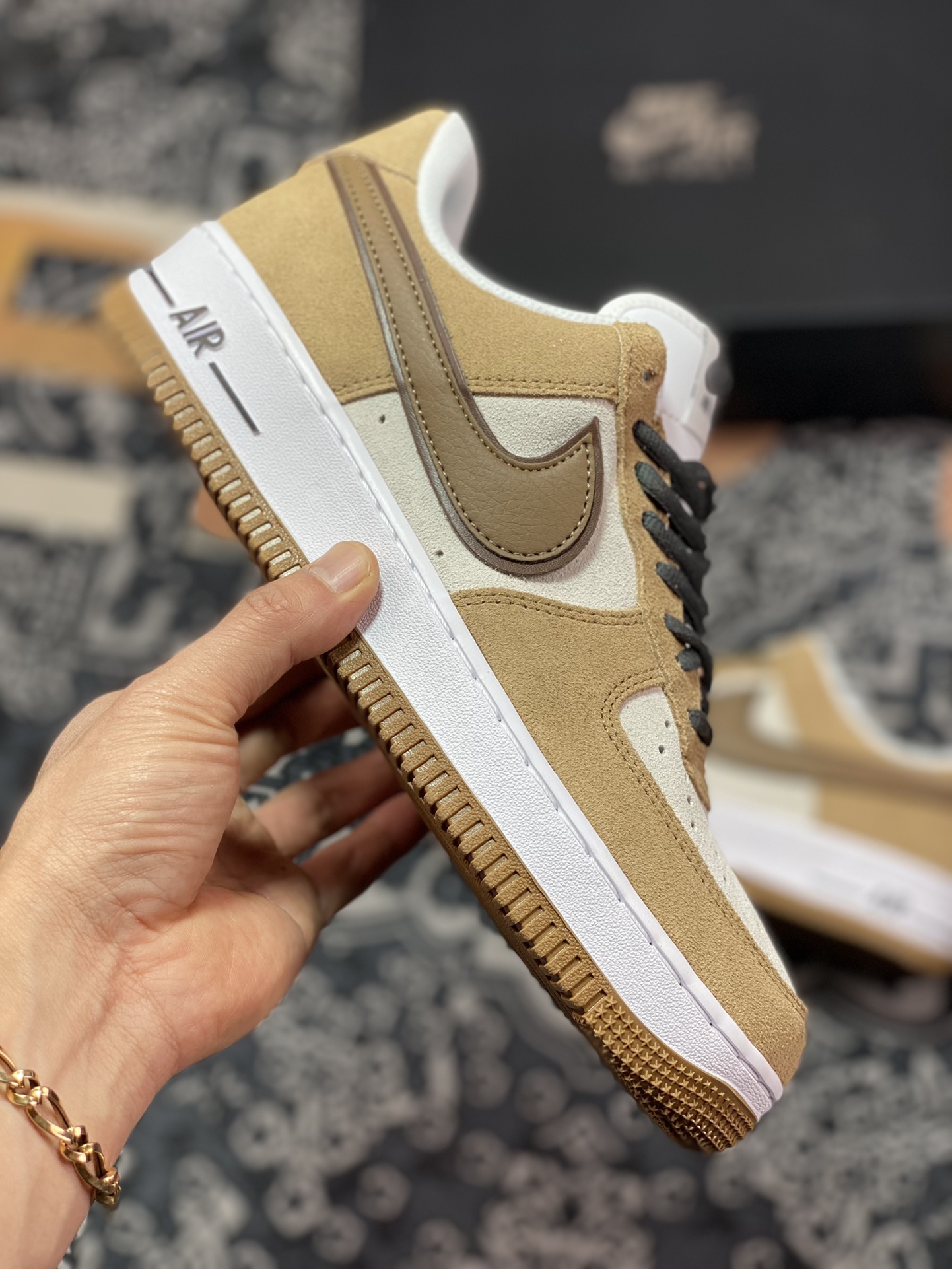 240  Nike Air Force 1'07 Low”Milk Tea/Coffee Brown/Grey”空军一号HH9636-326