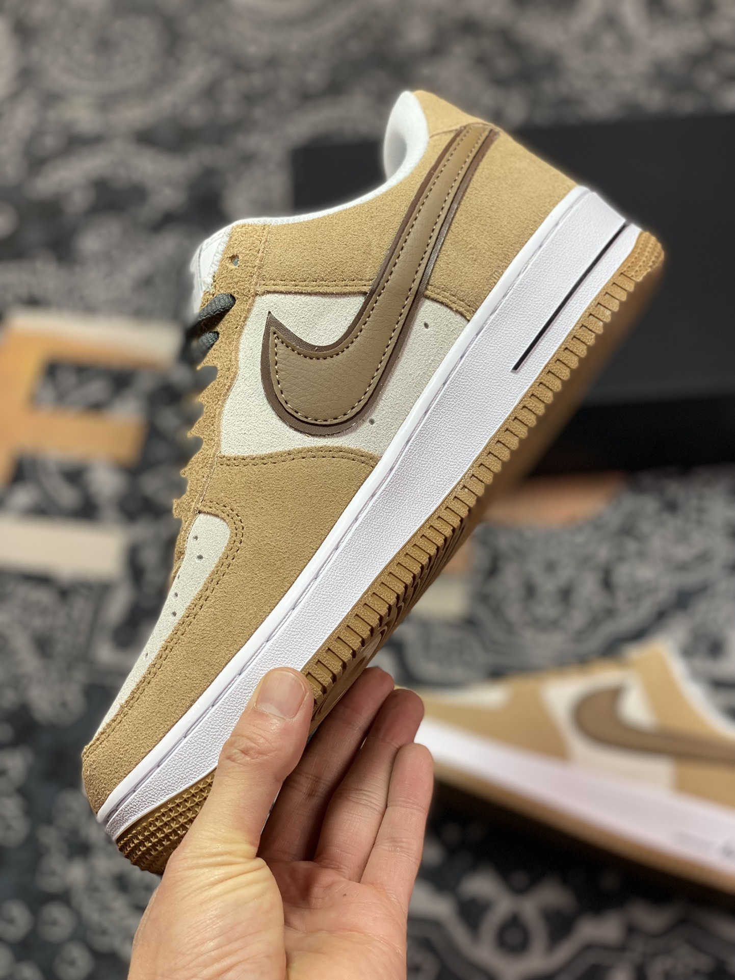 240  Nike Air Force 1'07 Low”Milk Tea/Coffee Brown/Grey”空军一号HH9636-326