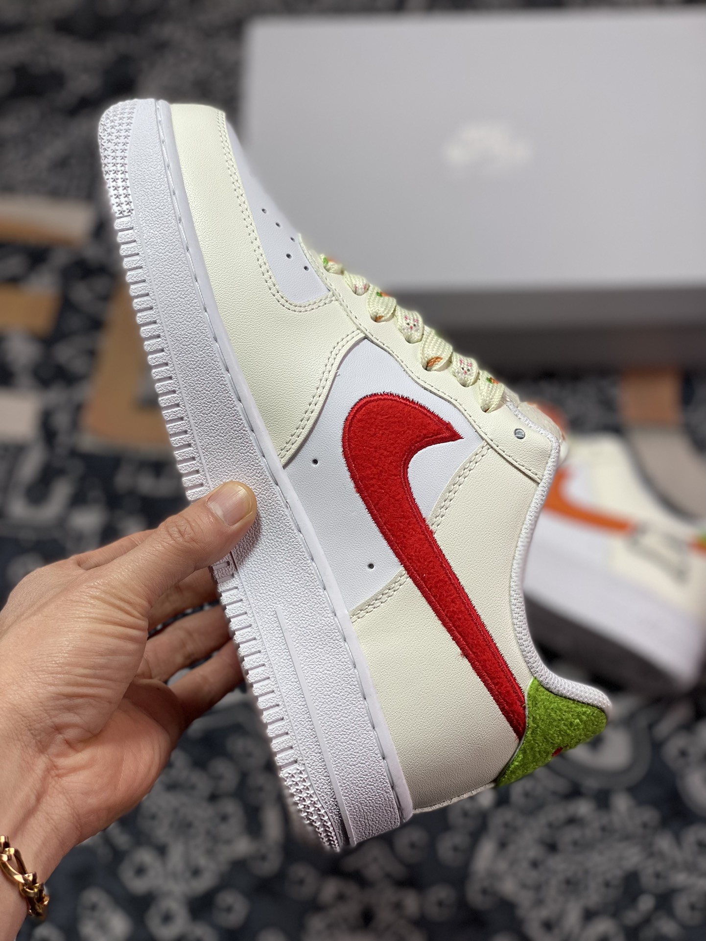 200 Nike Air Force 1'07 Low GS”Year of the Rabbit”空军一号“兔年米白红”FD9912-181