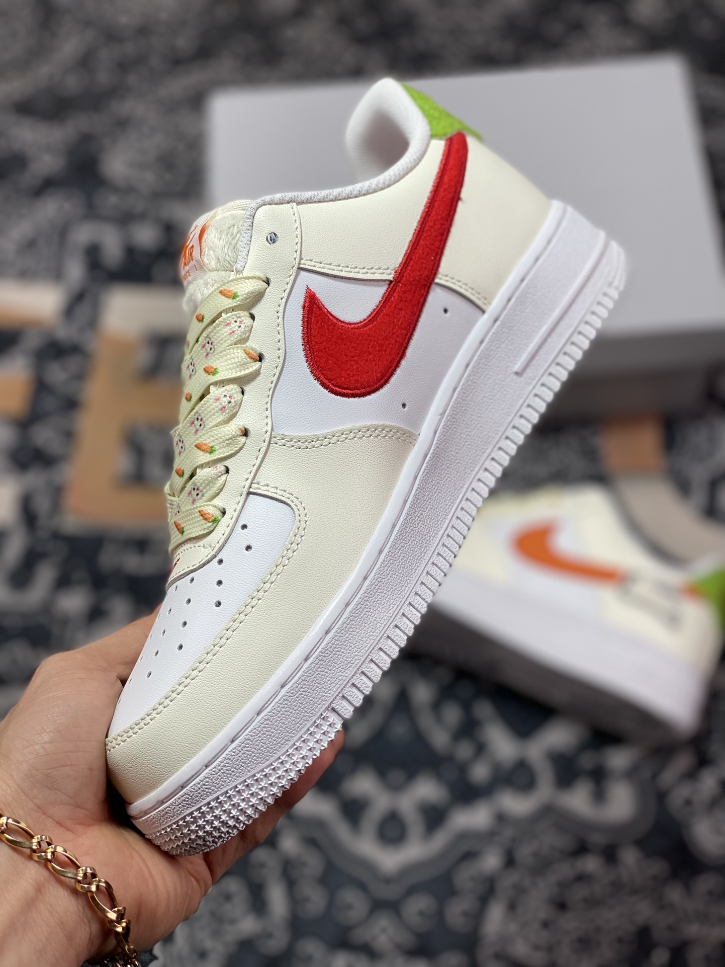 200 Nike Air Force 1'07 Low GS”Year of the Rabbit”空军一号“兔年米白红”FD9912-181