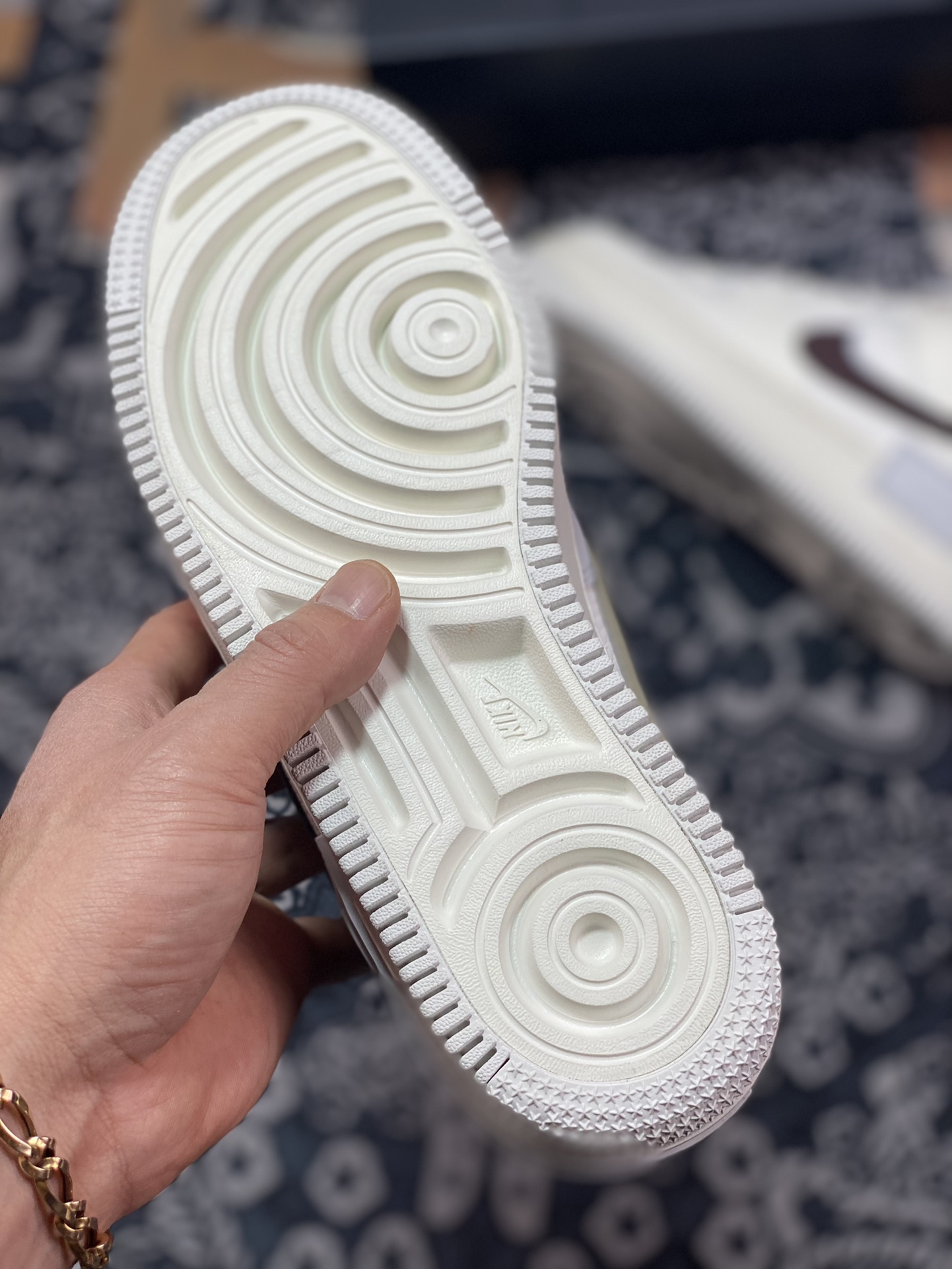 200 Nike WMNS Air Force 1 Shadow”Python”空军一号“蛋糕奶米白深棕鸳鸯钩子”FD0804-100