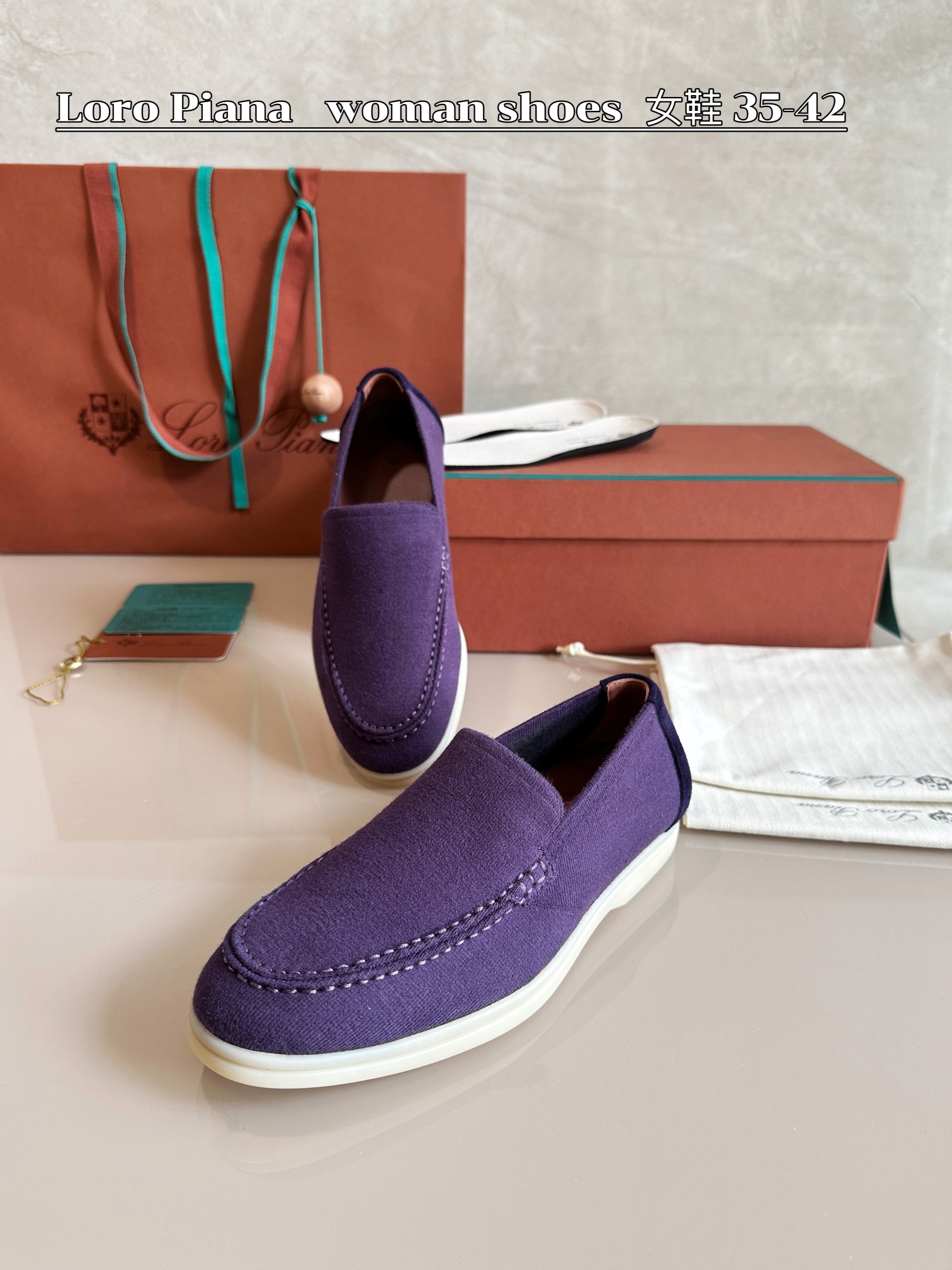 紫色L针织鞋女鞋Loroiana针织