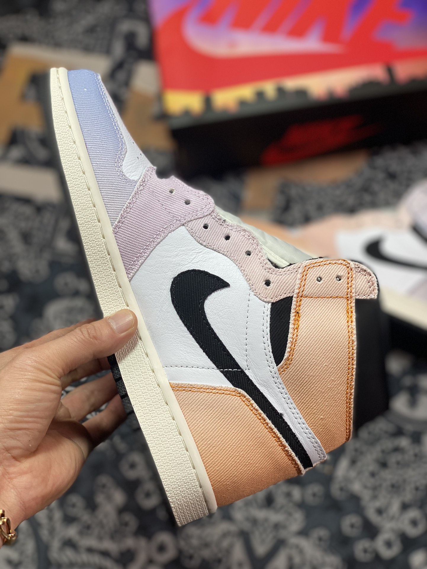 350  外贸大厂出品 Air Jordan 1 Retro High OG”Skyline”AJ1代DX0054-805