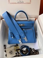 Hermes Kelly Sale
 Handbags Crossbody & Shoulder Bags Blue Silver Hardware