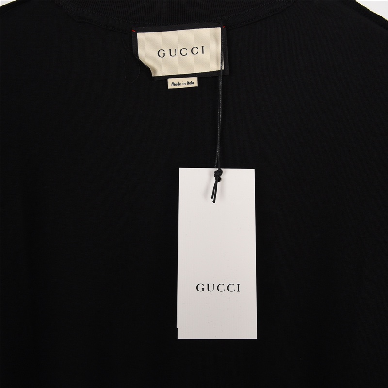 180 Gucci/古驰 23ss 老花兔贴布刺绣短袖