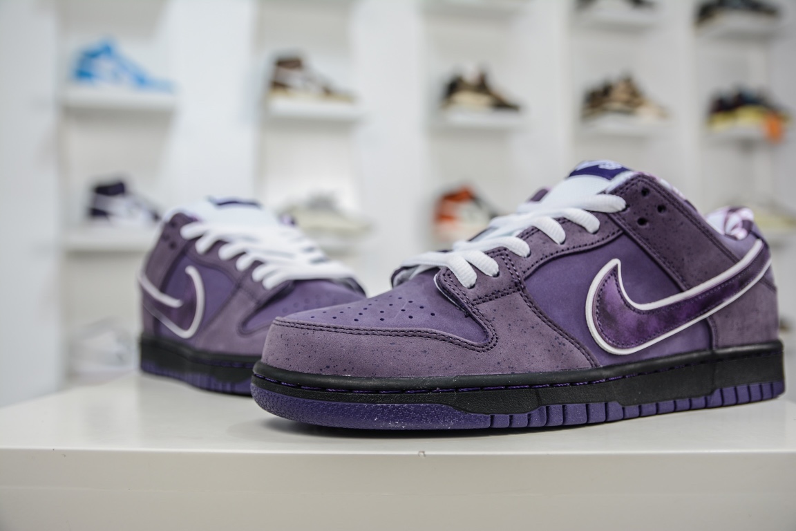 400 纯原Concepts x Nike SB Dunk Low紫龙虾联名配色 BV1310-555