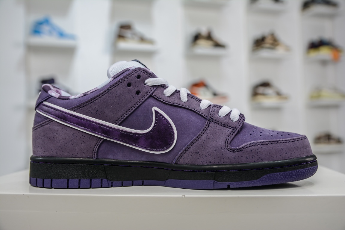 400 纯原Concepts x Nike SB Dunk Low紫龙虾联名配色 BV1310-555
