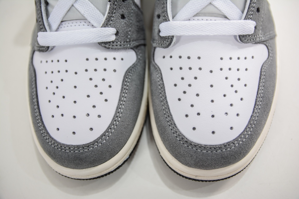 350 Nike Air Jordan 1 Retro High OG”Washed Heritage”AJ1代经典复古篮球鞋“翻毛水洗灰白”DZ5485-051