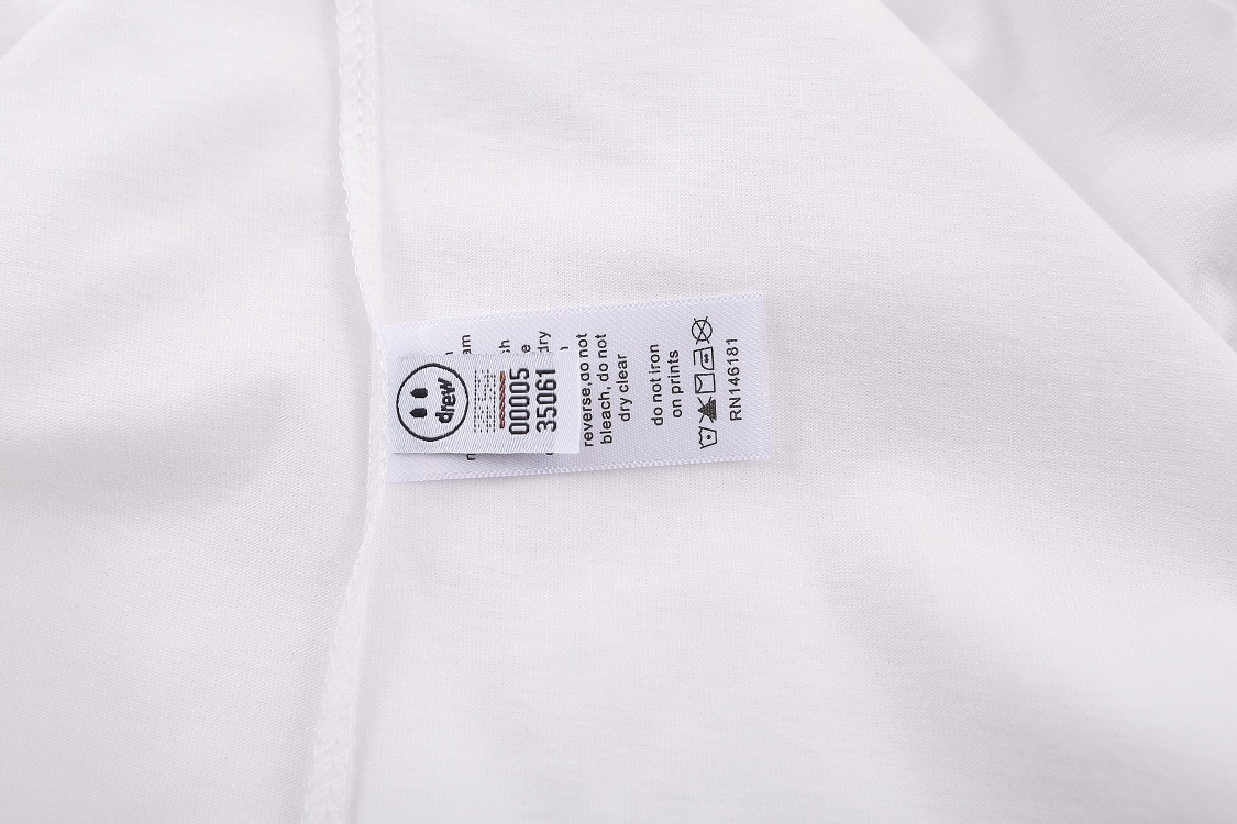 “White Cotton Rabbit Hat with Short Sleeve in Sizes S-XL, 230g” - 图片 6