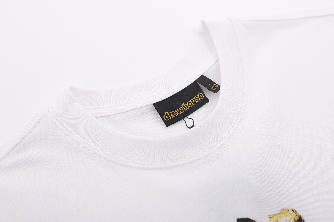 “White Cotton Rabbit Hat with Short Sleeve in Sizes S-XL, 230g” - 图片 5