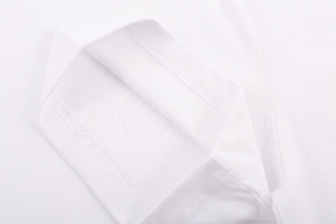 “White Cotton Rabbit Hat with Short Sleeve in Sizes S-XL, 230g” - 图片 9