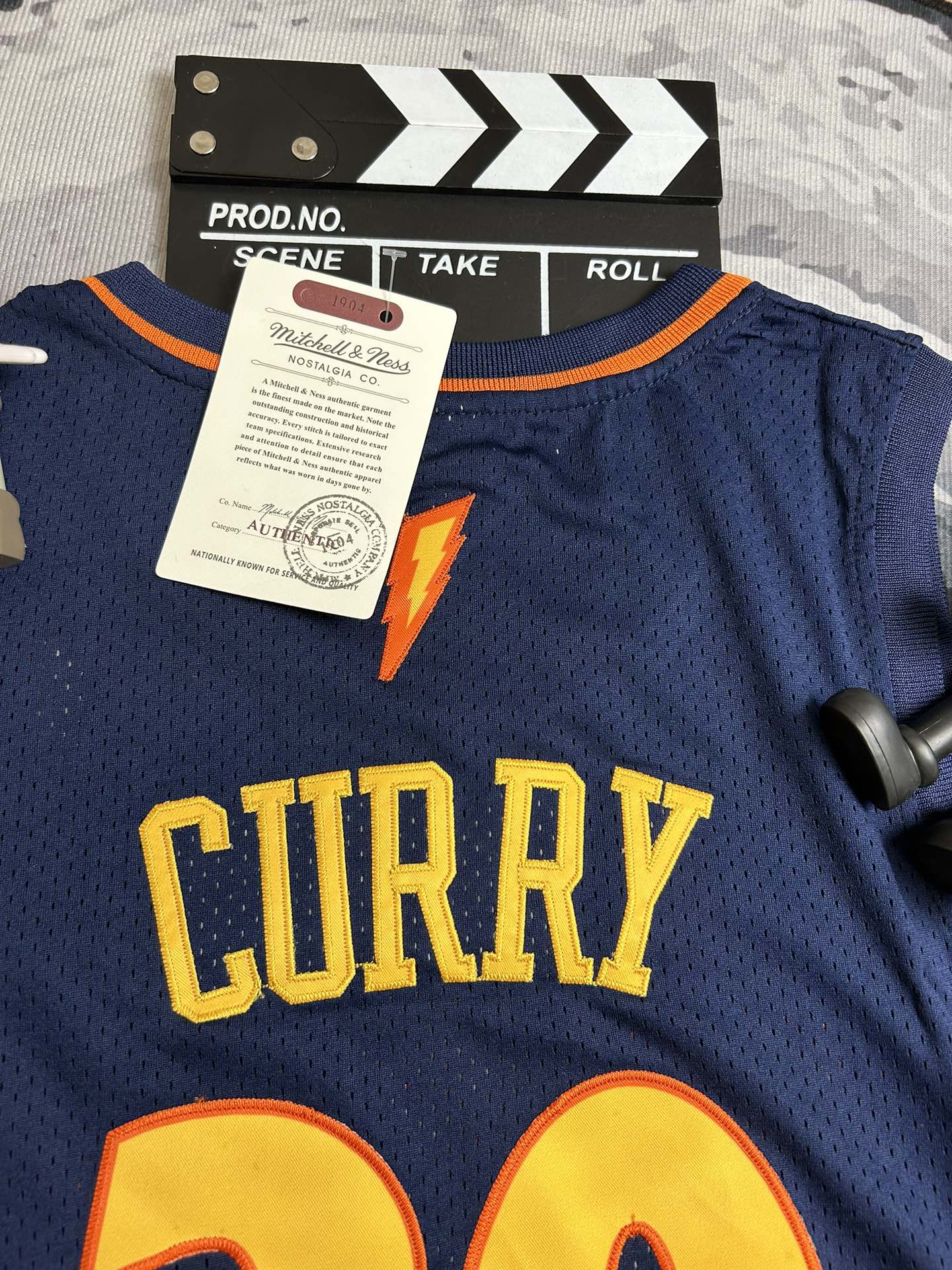 Mitchell & Ness ’09-10 Stephen Curry #30 Embroidered Vest Collection Details - 图片 7