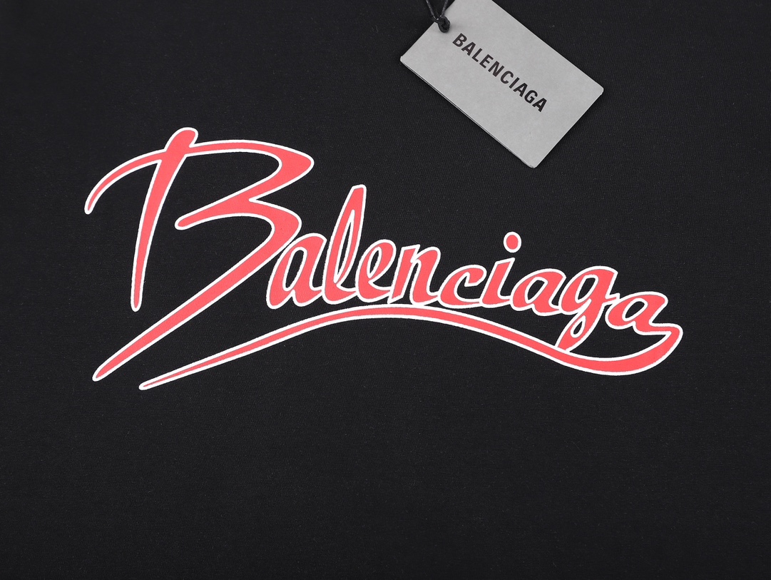 170 Balenciaga/ 巴黎 23SS极简字母logo 印花短袖