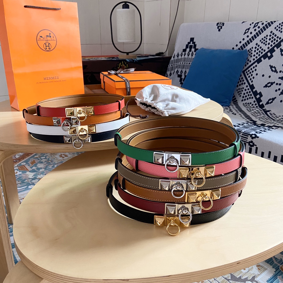 Hermès Hermes 凯利女款皮带 1.8cm