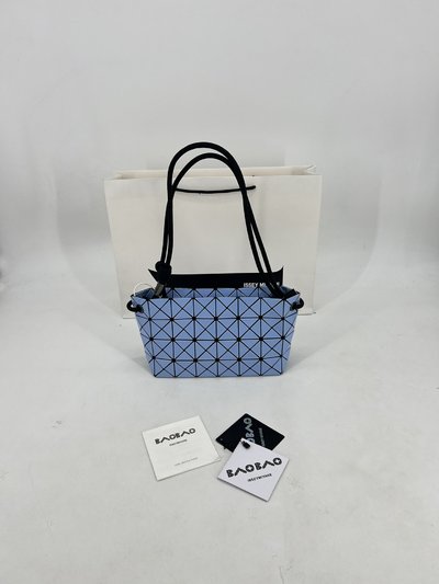Issey Miyake Crossbody & Shoulder Bags Blue Patent Leather