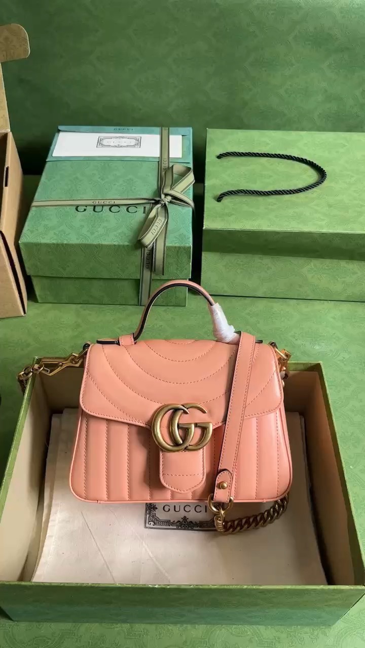 Gucci Marmont Crossbody & Shoulder Bags Orange