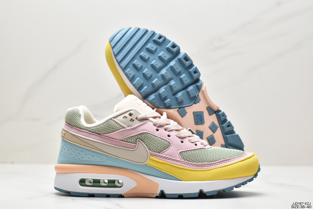 耐克Nike Air Max BW OG Persian Violet经典拼接休闲运动跑步鞋 DJ9648-200