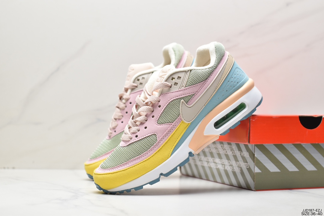 耐克Nike Air Max BW OG Persian Violet经典拼接休闲运动跑步鞋 DJ9648-200