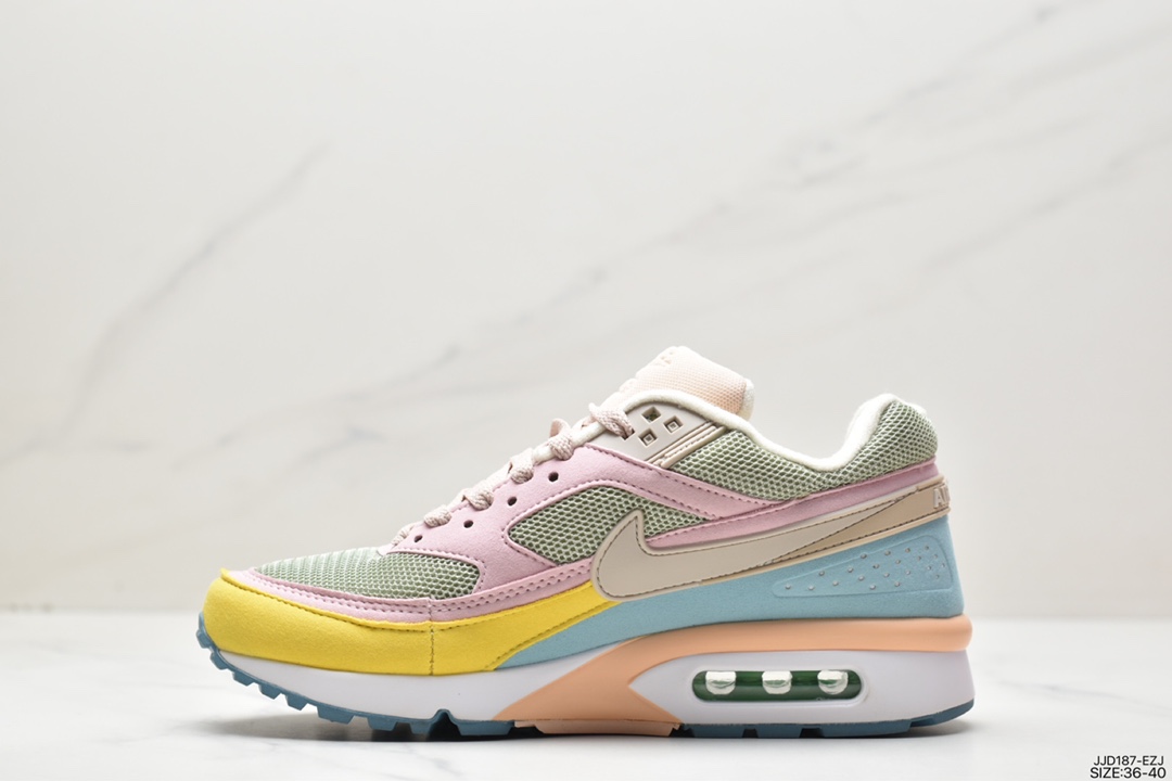 耐克Nike Air Max BW OG Persian Violet经典拼接休闲运动跑步鞋 DJ9648-200