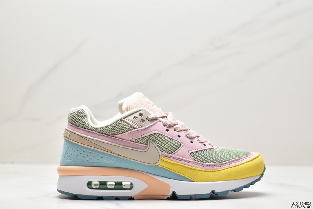 耐克Nike Air Max BW OG Persian Violet经典拼接休闲运动跑步鞋 DJ9648-200